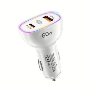 อะแดปเตอร์จ่ายไฟ PD60W ราคาประหยัด ชาร์จเร็ว พอร์ตคู่ A+C สำหรับสมาร์ทโฟน - Product Image 1