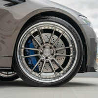 Jantes SR8 forgées T6061 haut de gamme, polies, à déport PCD, 2 pièces, pour Audi RS6 Model S, 20, 22, 24 pouces