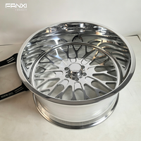 Jantes FANXI Concave Forgées Entièrement Noires 20x10 20x12 24x10 24x12 24x14 à 8 trous pour Ford F150 F250 avec enjoliveurs flottants personnalisés