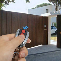 Control Remoto para Puerta de Garaje RA099, 433.92MHz, Código Variable, 4 Botones Rojos, Reemplazo para Llave de Motor Seccional SD800 SD1200
