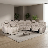 Elektrisches Relaxsofa-Set Möbel Eckdesign Platzsparend für Kleine Räume
