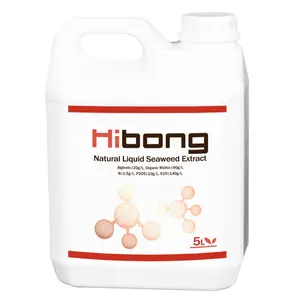 Hibong Organic Quick Release Hidropónico Nutrientes Biológico Enzimólisis Extracto de Algas Marinas Fertilizante Líquido para Uso Agrícola