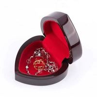 Boîtes à bijoux rectangulaires en bois faites à la main, prix clair, nouvelle boîte à bijoux en bois