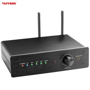 Amplificateur audio sans fil haute résolution prenant en charge <span class=keywords><strong>l</strong></span>'audio PCM 192 kHz/24 bits, amplificateur stéréo avec Bluetooth et WiFi intégrés - Product Image 1