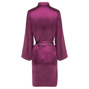 Vestido de novia de color sólido, trajes de satén para madre de la novia, túnicas de satén sexys para mujer, novedad de 8001, venta al por mayor - Product Image 4