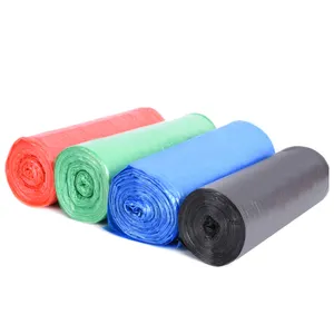 Factory made biodegradable disposable Star Seal Plastic Garbage Bags Trash Bags On Roll