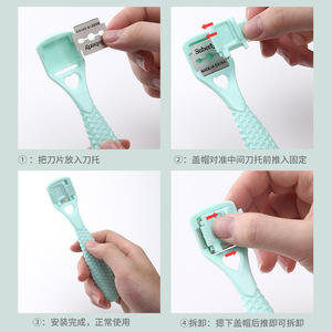 ที่ขูดส้นเท้ารูปทรงสับปะรด ทำจากพลาสติกและสแตนเลส สำหรับใช้ในบ้าน กำจัดหนังด้านและหนังหนา - Product Image 4