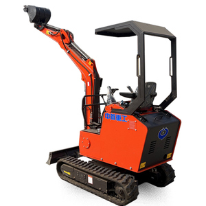 Mini excavadora sobre orugas con motor diésel con múltiples accesorios a la venta - Product Image 1