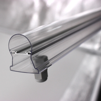 Cheminée transparente pour bougie, abat-jour en verre transparent à extrémités ouvertes pour grandes bougies ou décoration lumineuse
