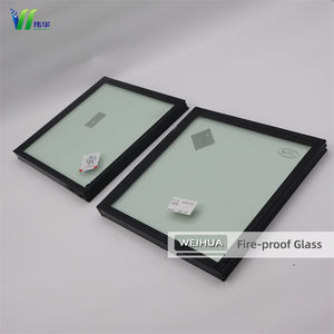 25mm 내화 유리 화재 등급 파티션 및 문 30 / 60 / 90 / 120 분 UL 내화 화재 무결성 건물 유리 - Product Image 2