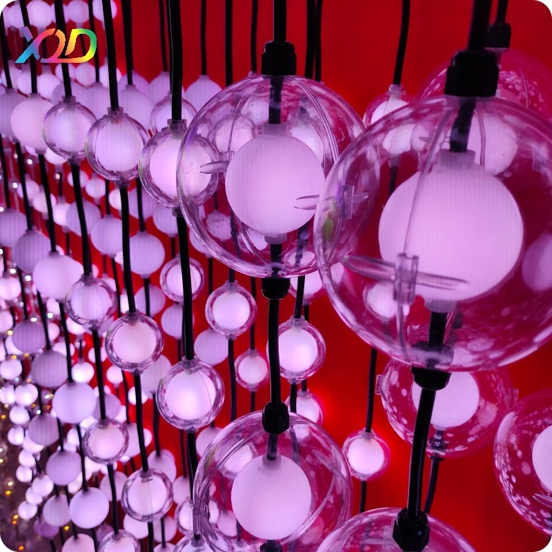 Outdoor Waterproof IP68 Full Color RGB Ws2812 Pixel LED Christmas String Lights Decorative Night Light Series