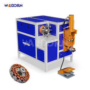 Procesador automático de estator de motor 98% Tasa de recuperación de cobre Solución llave en mano para plantas de reciclaje con engranaje de panel de control PLC - Product Image 1