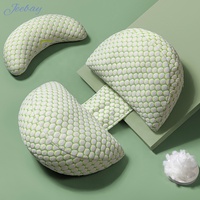 Oreiller de grossesse multifonctionnel portable en coton, forme triangulaire, pour dormir sur le côté, oreiller de grossesse pour le ventre, allaitement