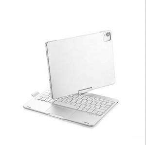 Teclado Bluetooth delgado portátil plegable Mini teclado inalámbrico para tableta con panel táctil para tableta Ipad funda para teclado - Product Image 4