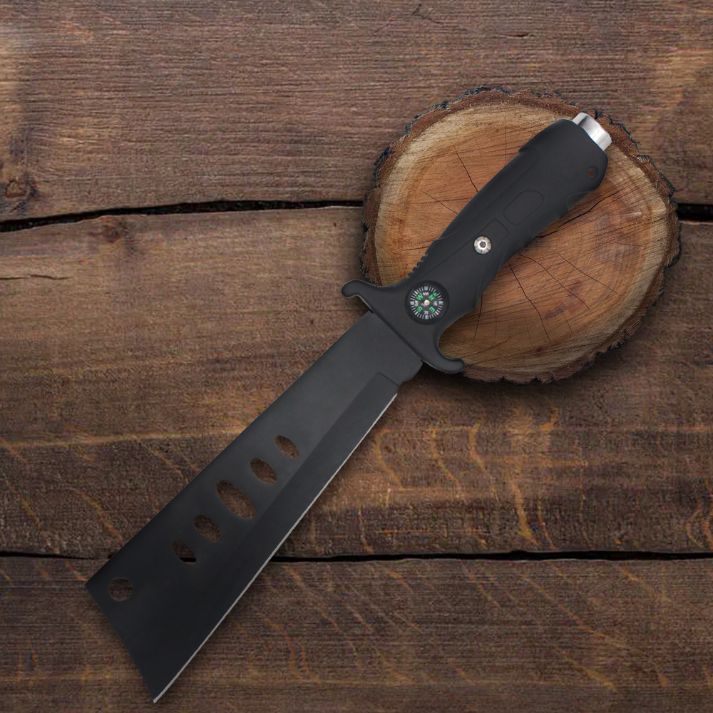 OEM low MOQ customize stainless steel military hunting camping tactical folding army pocket survival compass knives