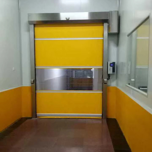 Giá bán buôn PVC cán hấp thụ phim CuộN cửa cơ giới cửa cuốn tự lưu trữ tốc độ cao cuộn lên cửa cho nhà máy - Product Image 2