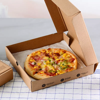 Les matériaux d'emballage ondulés étanches à l'humidité de pizza maintiennent l'intégrité du produit pendant la livraison