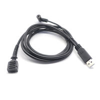 Cable USB de 2m Vx805 Vx820 con Malla de Protección, Cobre Puro y PVC para Escáner, Computadora, Teléfono Móvil, Cámara, Carga Rápida 3A 08374-03-R