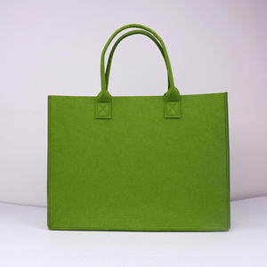 女式大容量环保可定制标志斜挎包手柄毛毡材料可定制标志包 - Product Image 3