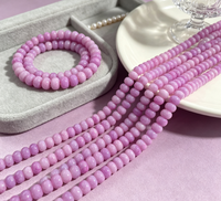 Perles ovales en verre 5x8mm effet porcelaine, perçées, en vrac pour accessoires de bijouterie, emballage personnalisé YUZHU YZ-38-21