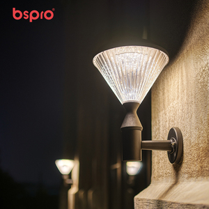 Bspro屋内屋外防水パネル照明エネルギーセルライトモーションセンサー壁LEDソーラーガーデンライト住宅用 - Product Image 3