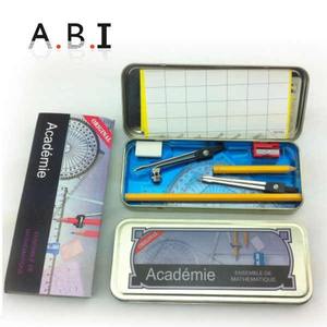 Juego de papelería para niños de regreso a la escuela 13 piezas Academy Marshal Oxford Geometry Mathematical Set - Product Image 4