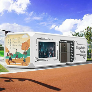 City Station Internet Celebrity Mobile Panoramic View Room <b>Light</b> Luxury Station Outdoor Service Station <b>Space</b> - Product Image 4