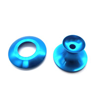 Pièces en aluminium tournées sur tour CNC, boîtiers en alliage d'aluminium usinés CNC, composants en aluminium créatifs, oxydation de surface