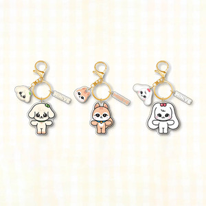 Llavero de acrílico Spot Ive, nuevo colgante de dibujos animados de tres piezas, accesorios para llaves, recuerdo de Star Peripheral - Product Image 3