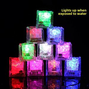 Luminous Led Fluorescent Block Colorful Flash Induction Glowing Ice <b>Cubes</b> Bk01 Model for Ktv Bar Wedding Supplies - Product Image 3