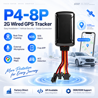 Dispositif de suivi GPS 4G P4-8P pour voiture et camion, traceur de véhicule filaire, suivi en temps réel, moniteur vocal SOS, couverture mondiale