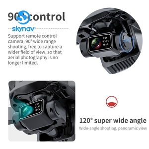 <span class=keywords><strong>KF101</strong></span> <span class=keywords><strong>MAX</strong></span> Drone RC avec nacelle 3 axes, GPS 3KM, double caméra 4K à flux optique, transmission 5G et EIS - Product Image 5
