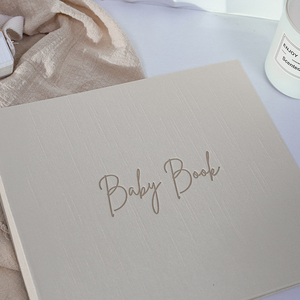 Álbum de Fotos y Diario de Recuerdos Personalizado <span class=keywords><strong>para</strong></span> el Primer Año del Bebé, Regalo de Baby Shower al por Mayor - Product Image 3