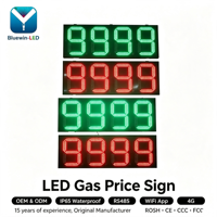 Fabricante Original Chino OEM y ODM, Letrero LED de Precio para Gasolinera, Letrero LED Digital de Precio de 10 Pulgadas 888.8, Letrero LED Rojo de Precio