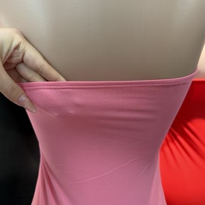 Comeluckin Seksi Yazlık Günlük Butik Yüksek Kaliteli Vücudu Saran <span class=keywords><strong>Mini</strong></span> Elbise Parti Kulüp Straplez Doğal Dijital Baskılı Dokuma Elbise - Product Image 4