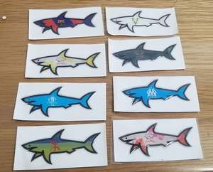 Nouvel autocollant décoratif en PVC Paul Shark 2025, étui de téléphone étanche et décoration d'intérieur, motif animalier de dessin animé, cadeau promotionnel - Product Image 4