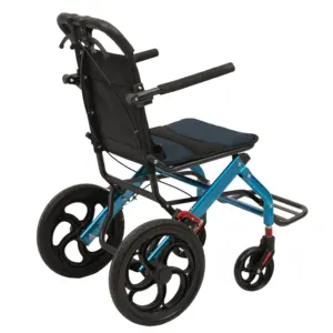 Lightweight Portable Wheelchairs Folding Self-locking Brake Manual Wheelchair For Children Outdoor Use