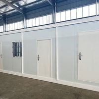 Maison préfabriquée personnalisée à faible coût certifiée CE, maison conteneur démontable en kit, service après-vente, dortoir pour travailleurs, école