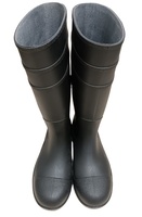 Bottes de pluie noires à prix réduit Bottes en plastique pour la pluie Bottes de pluie à prix réduit pour hommes