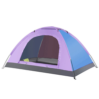 Nouveau design de petite tente dôme de camping portable et ultralégère monocouche pour 1 ou 2 personnes pour le camping en plein air