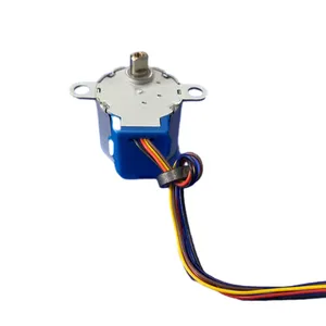 28BYJ48 4 เฟส 100 โอห์ม 12V DC แม่เหล็กถาวร uni-polar เกียร์สเต็ปปิ้งมอเตอร์