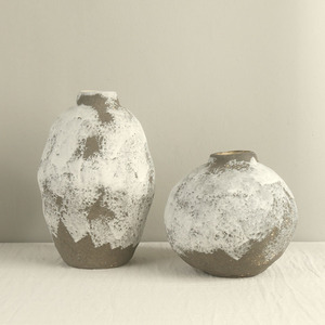 Nouveau vase à fleurs en céramique de style chinois moderne et écologique pour la décoration de salon, entrée, maisons d'hôtes et hôtels - Product Image 4