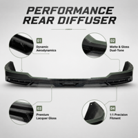 Lèvre de pare-chocs arrière GOFY pour GAC Trumpchi S7, diffuseur arrière en PP thermoformé, aileron de tuning, accessoires de mise à niveau extérieure