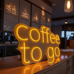 Insegna Luminosa LED Personalizzata per Pubblicità, Ristoranti, <span class=keywords><strong>Internet</strong></span> Café, Logo Negozio, Insegna 3D con Illuminazione - Product Image 6