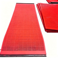 Alfombra de Poliuretano de Alta Elasticidad para Cribas de Minería y Agregados, Autolimpiante y Antiobstrucción