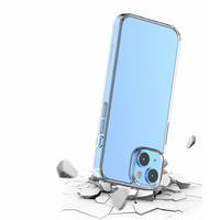 Coque de téléphone portable transparente ultra-fine 1,5 mm TPU+PC acrylique pour iPhone 14 13 12 Pro Max