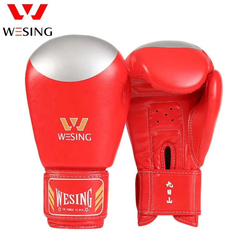 Wesing مخصص شعار Guantes دي Boxeo المصنوعات سحر جلدية الملاكمة لوحة التركيز قفازات