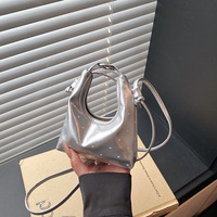 Sac à main chic coréen en PU avec fermeture éclair, petit format, nouvelle collection été 2026, style européen et américain, pour femme, haut de gamme