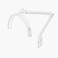 Lampe LED de beauté incurvée en demi-lune, éclairage facial réglable pour soins de la peau, spa, lit de beauté, poste de travail