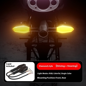 Luz LED de Ambiente Giratoria para Motocicleta, Proyección Delantera, Señal de Giro, Lámpara de Suelo para Vehículo Eléctrico, Características de Destello y Advertencia - Product Image 6